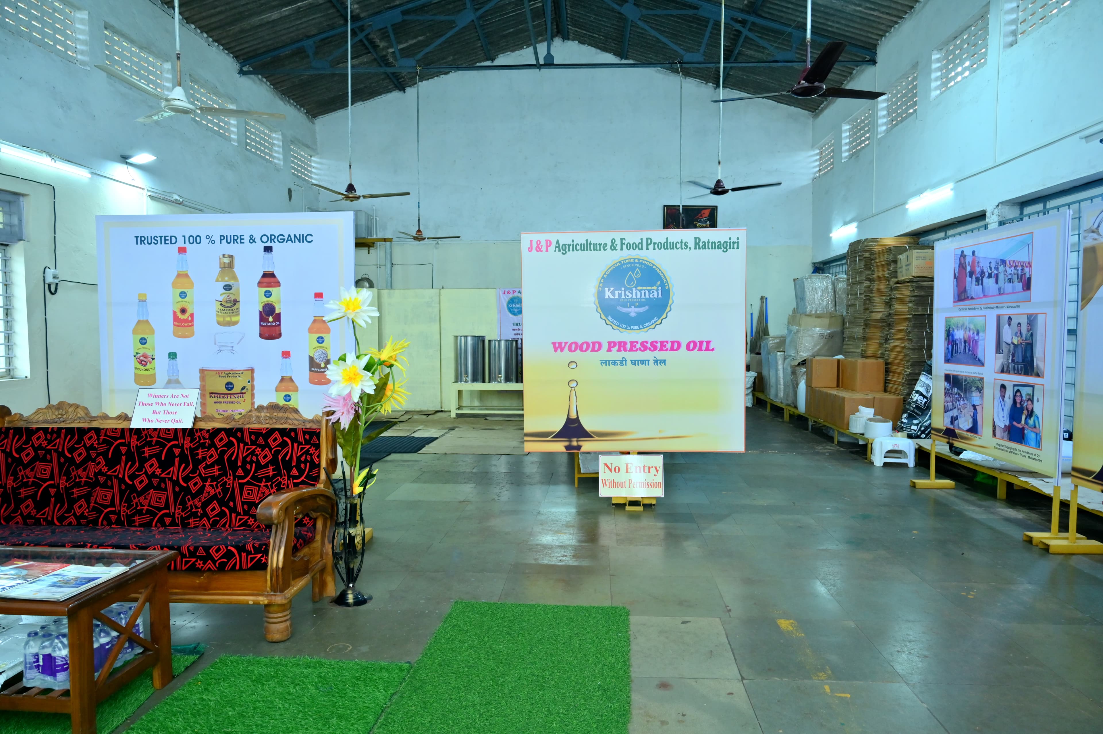 Our traditional oil extraction process